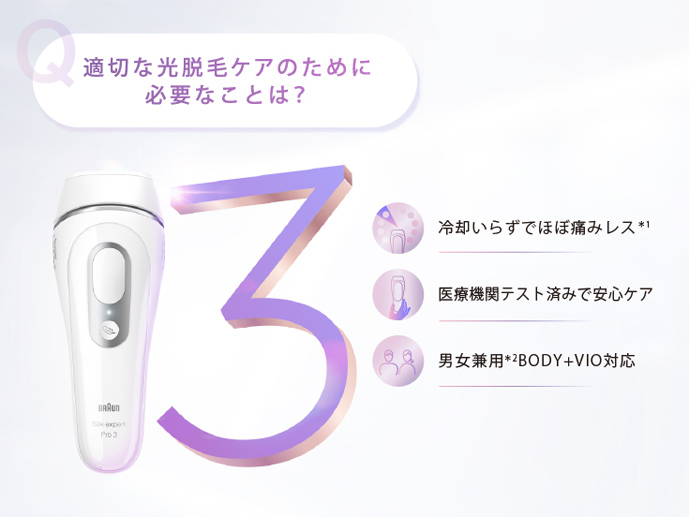 BRAUN Silk-expert 3 脱毛器 楽天市場】BRAUN 光脱毛器 シルクエキスパート Pro3 PL3133