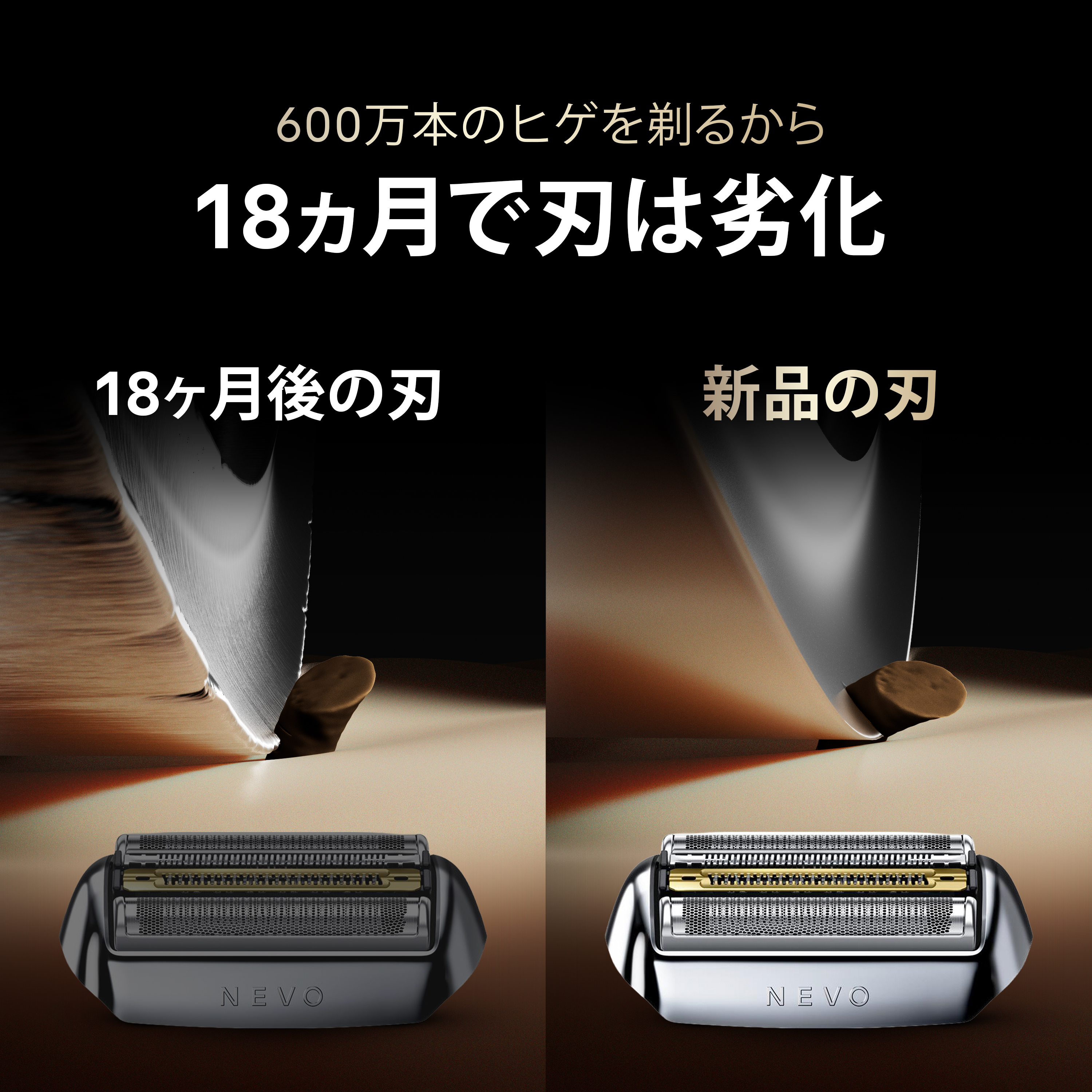 ブラウン NEVO シルクシェーバー純正替刃、NEVO-S シルバー | Braun