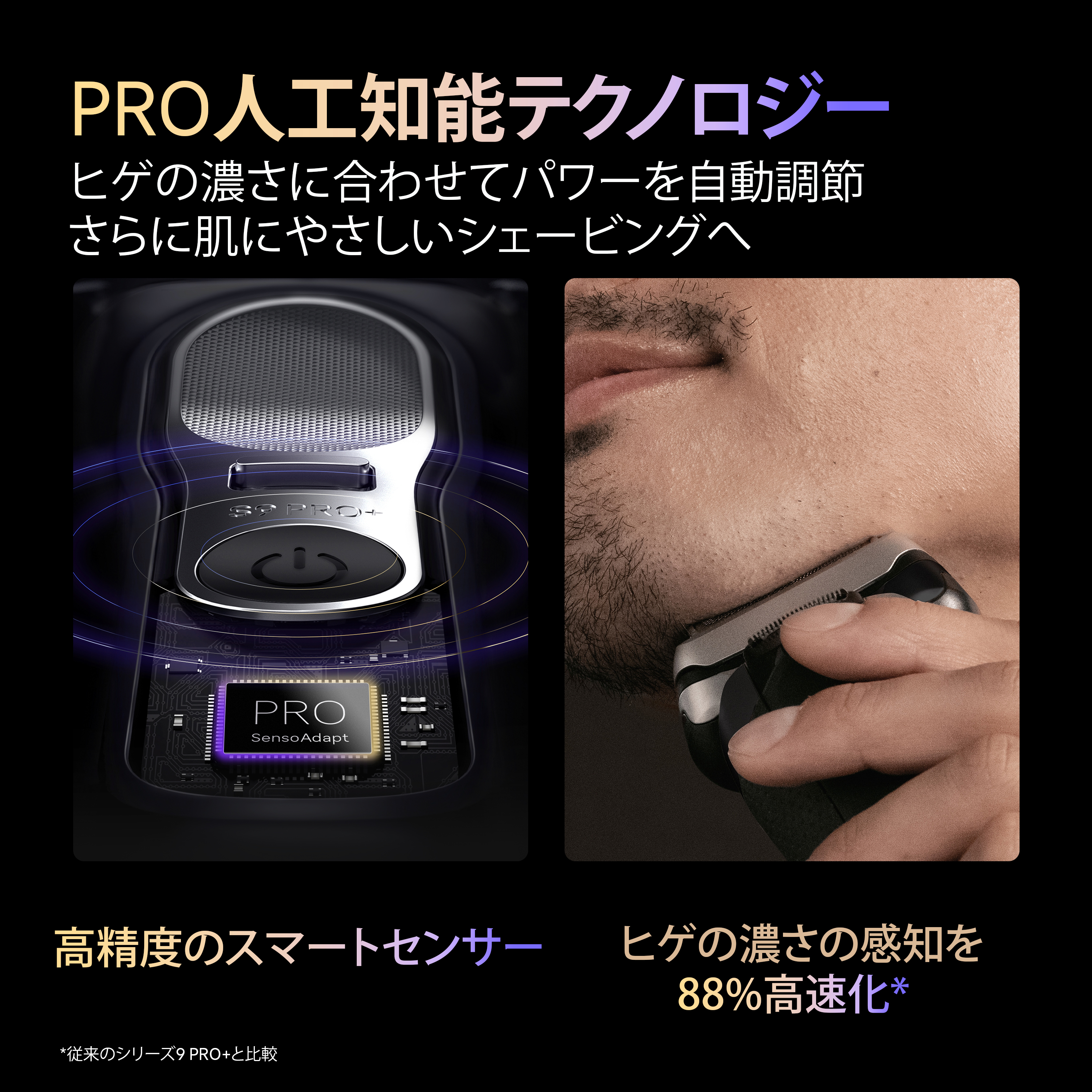 ブラウン電気シェーバーシリーズ9 Pro+ |Braun JP