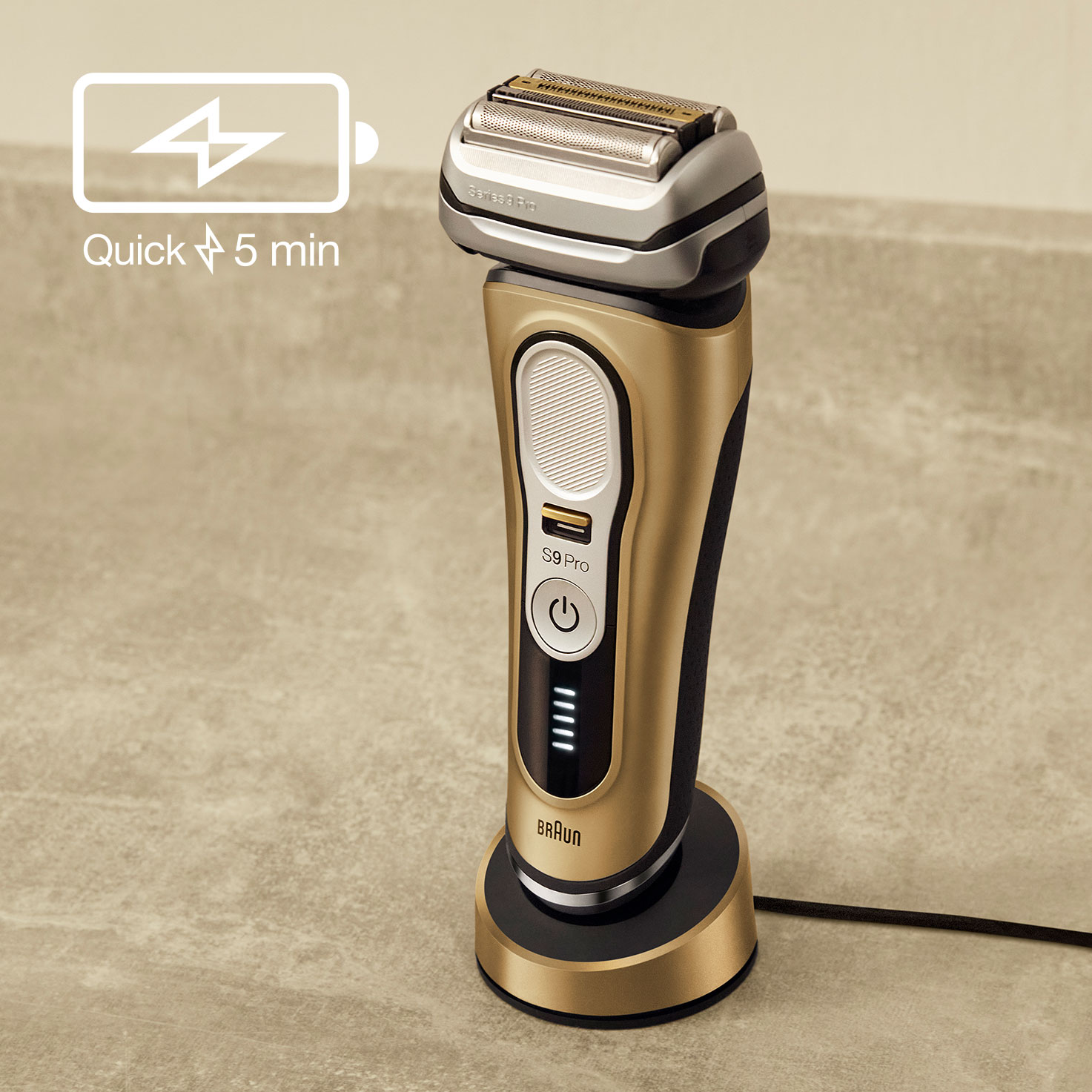 BRAUN 電気シェーバー　9プロ　9419S GOLDBRAUN