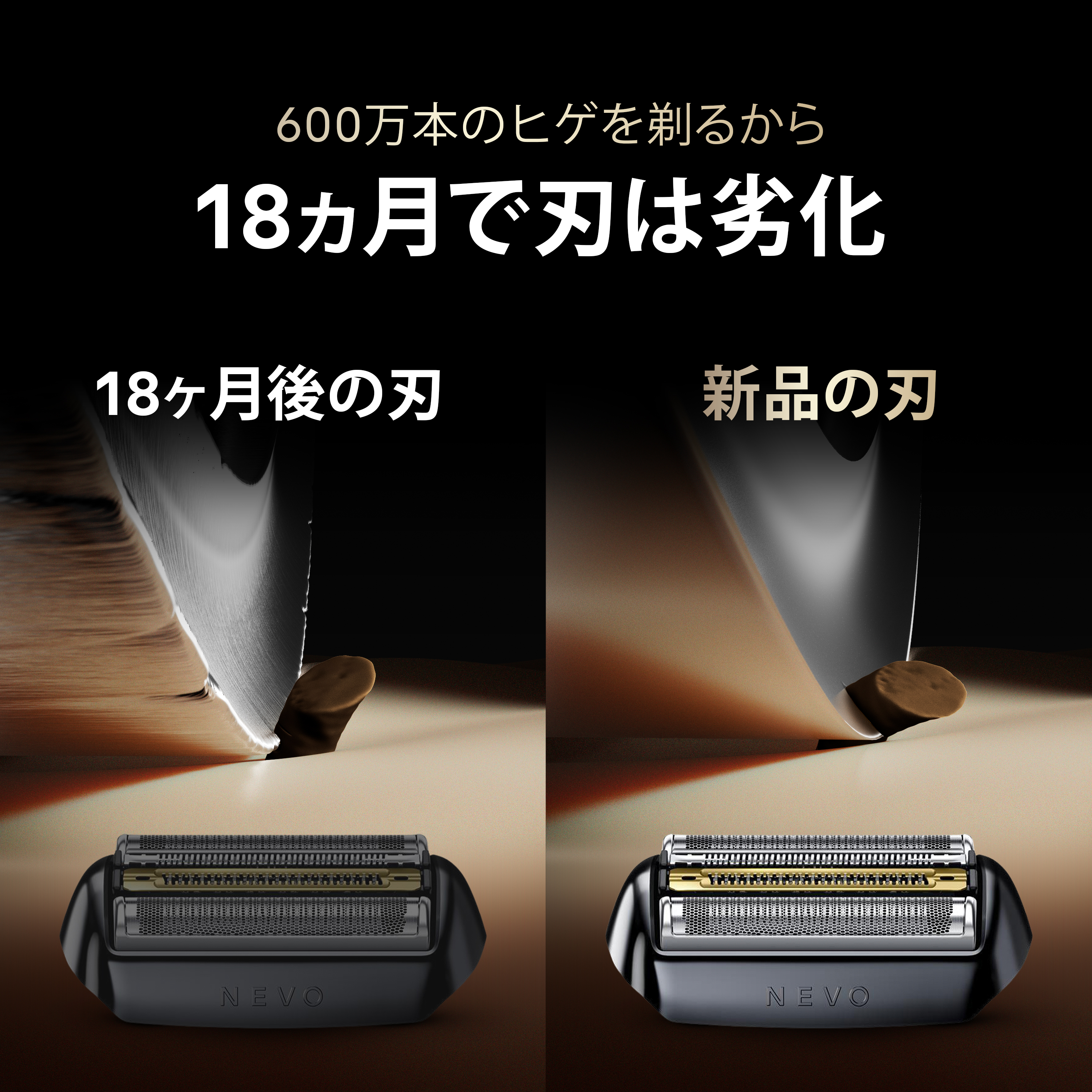 シェーバーの高性能替刃 | 電気シェーバー（髭剃り）ならブラウン