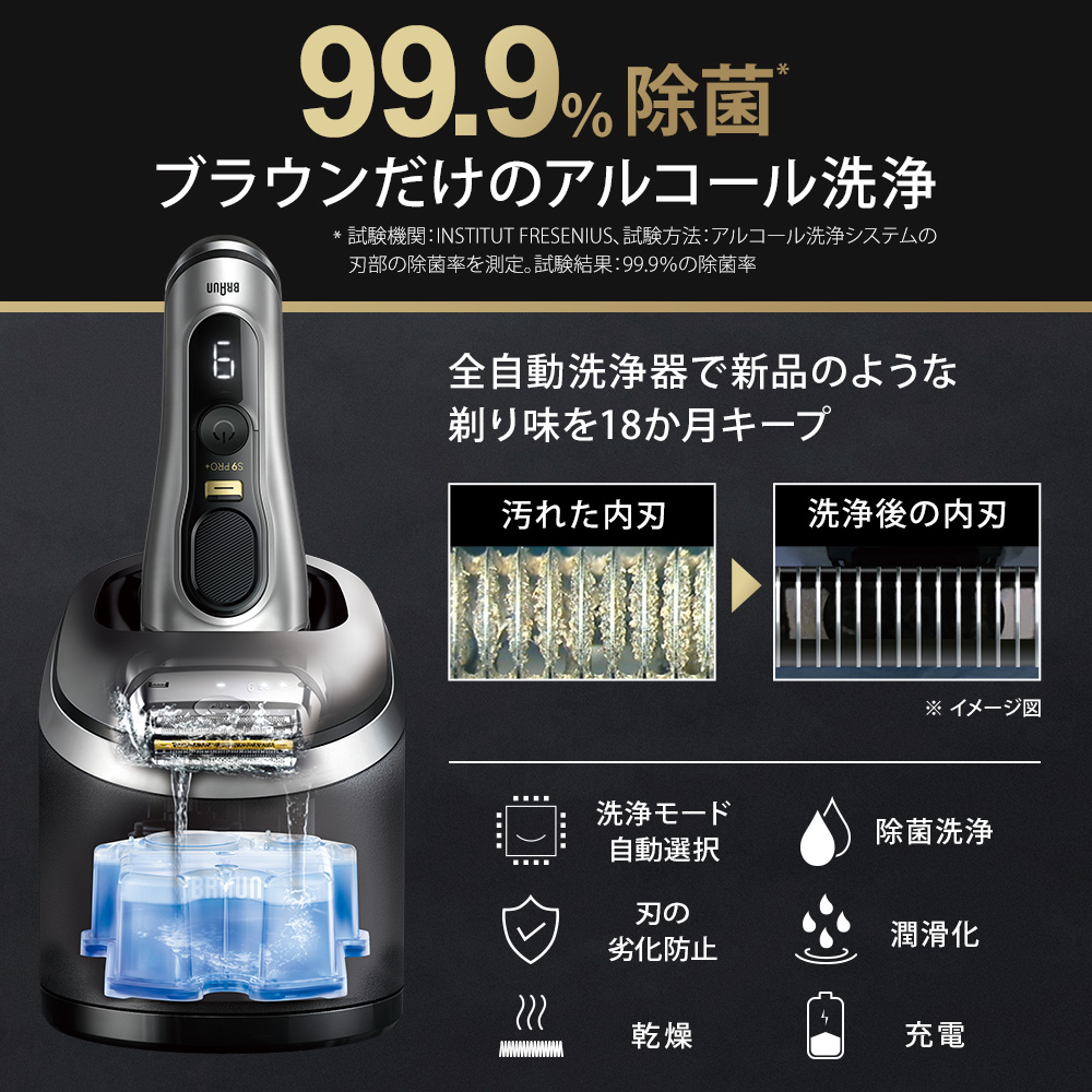 シリーズ9 PRO+ 9587cc 電気シェーバー | Braun JP