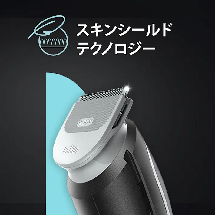 体毛に特化した設計 体毛に特化した設計