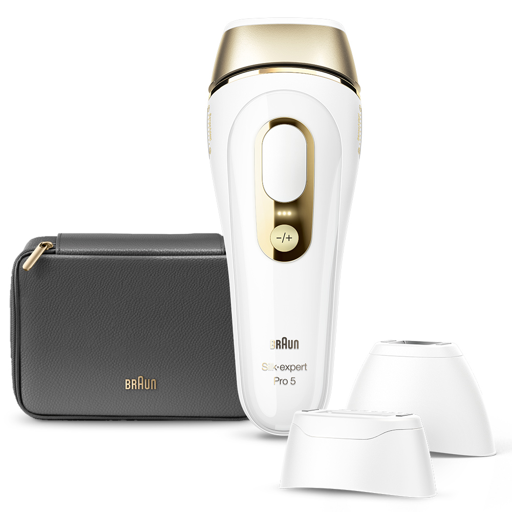 BRAUN silkexpert pro5脱毛器&フェイス専用脱毛洗顔器 ブラウン シルクエキスパートプロ5 IPL ムダ毛処理 光美容器