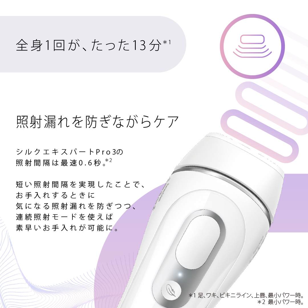 ブラウン シルクエキスパート Pro 3 脱毛器 CO4741 楽天市場】ブラウン シルクエキスパート Pro3 PL3000 BRAUN 脱毛