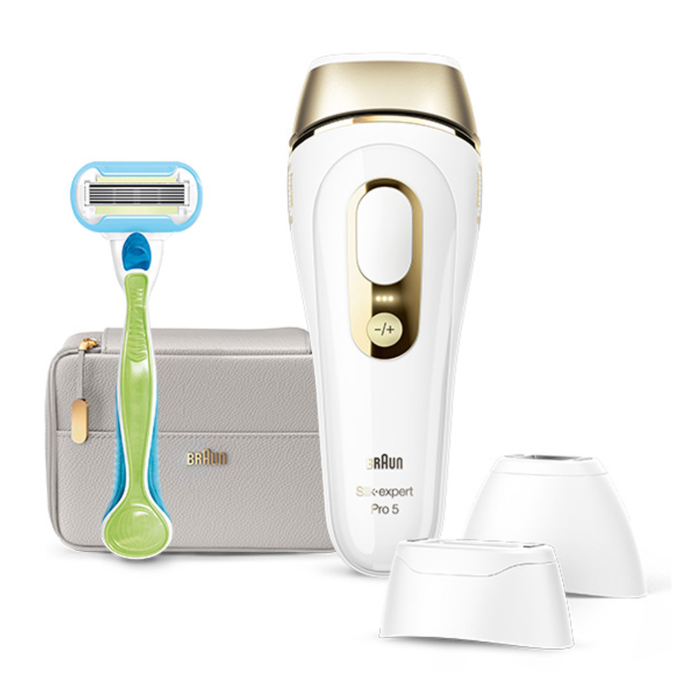 美品　BRAUN Silk-expert Pro 5 脱毛器 ブラウン シルクエキスパートプロ5 IPL ムダ毛処理 光美容器