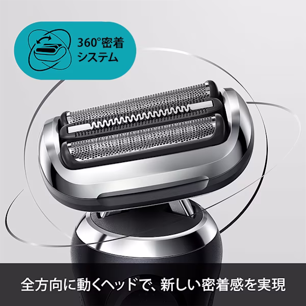 全方向に動くヘッドで、新しい密着感を実現 全方向に動くヘッドで、新しい密着感を実現