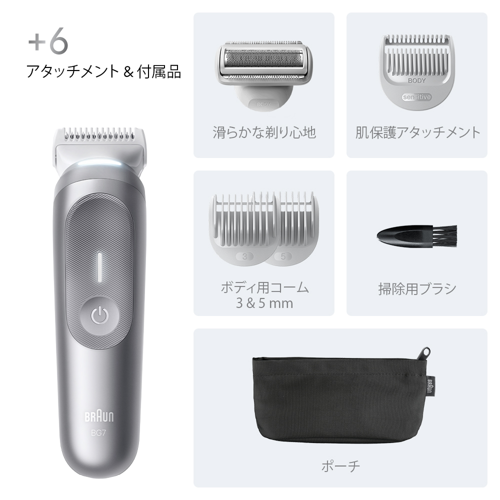ブラウンボディグルーマーシリーズ5 BG5550 | Braun JP