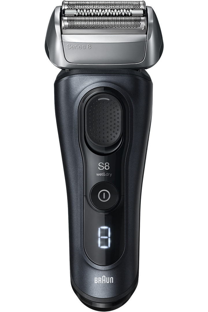 【極美品】ブラウン シリーズ8 Series8 8463cc-V グレ－ BRAUN シェーバー ブラウン シリーズ8 充電式 3枚刃 8463CC-V