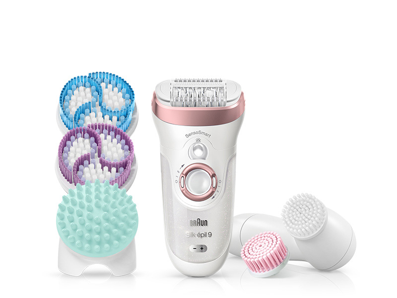 BRAUN Silk-épil 9 SES9970-V Braun Epilator Silk-épil 9 Flex SkinSpa, Hair Removal Device
