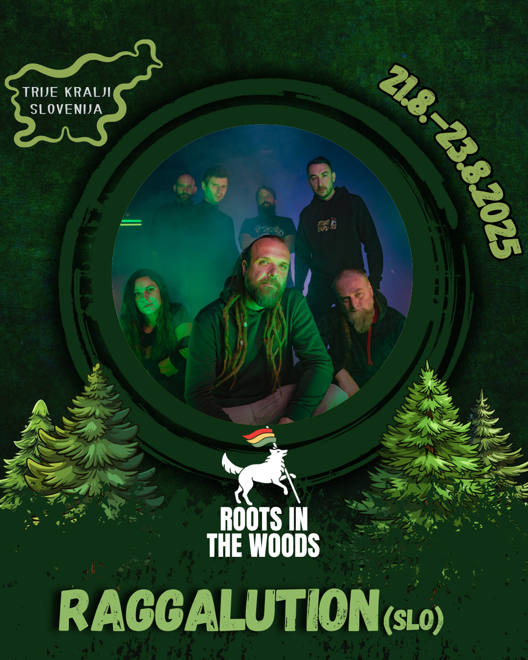 Roots in the Woods logo