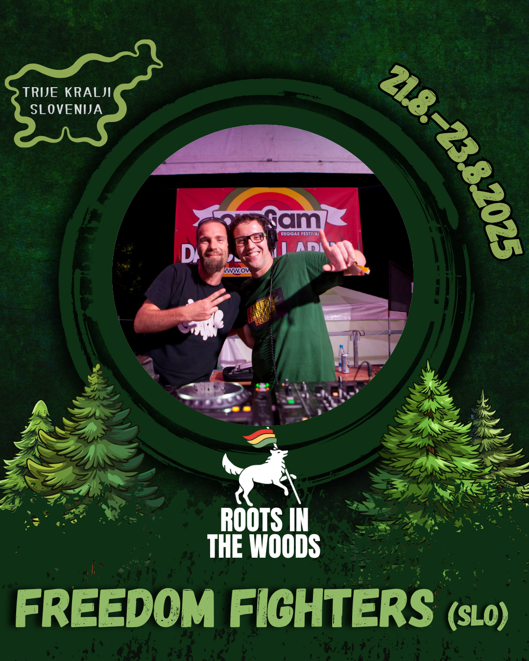 Roots in the Woods logo