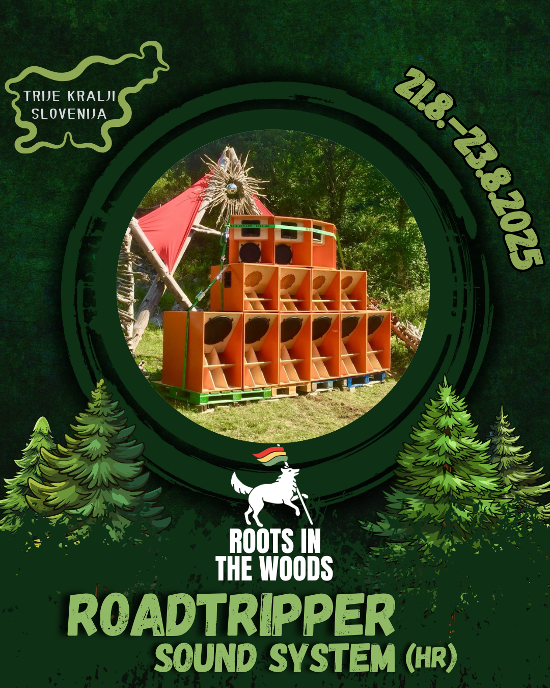 Roots in the Woods logo