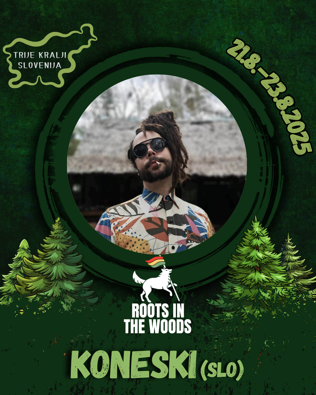 Roots in the Woods logo