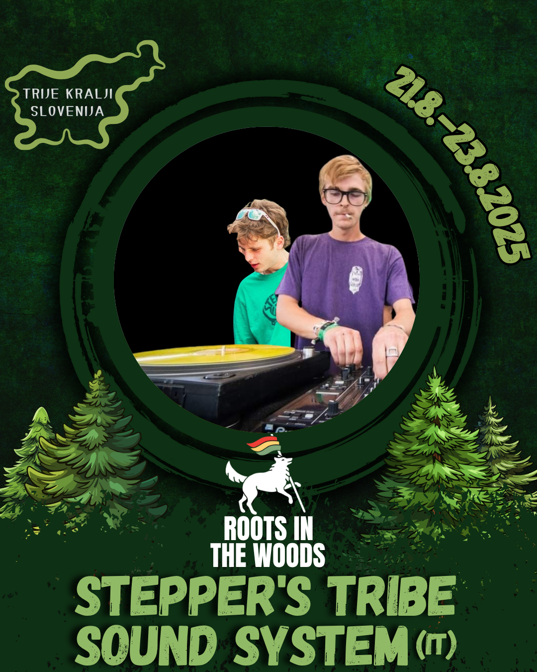 Roots in the Woods logo