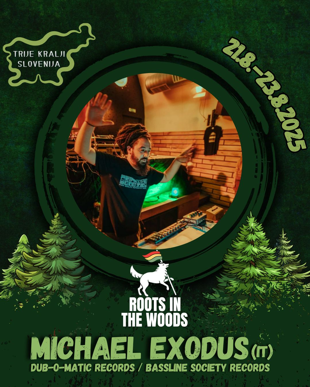 Roots in the Woods logo