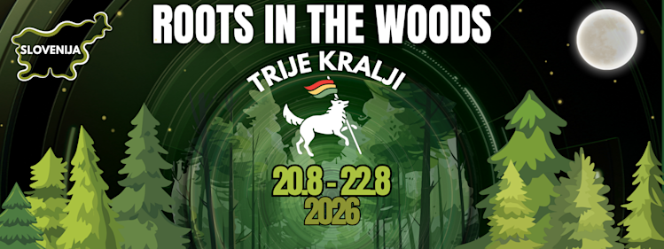 Roots in the Woods Banner