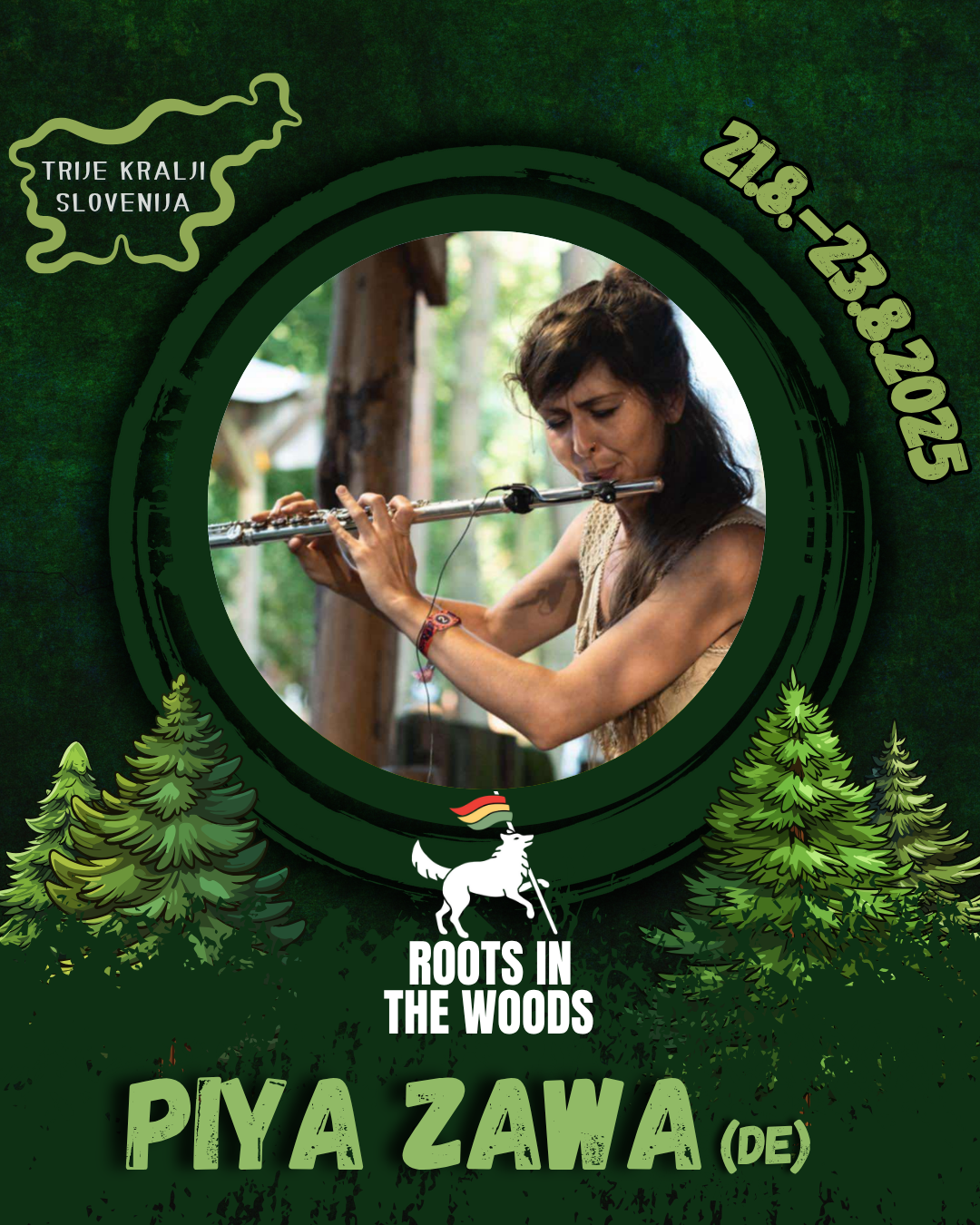 Roots in the Woods logo