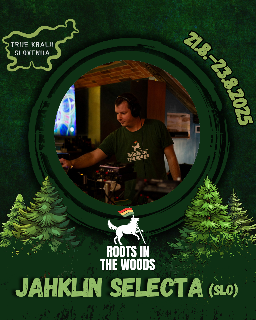 Roots in the Woods logo