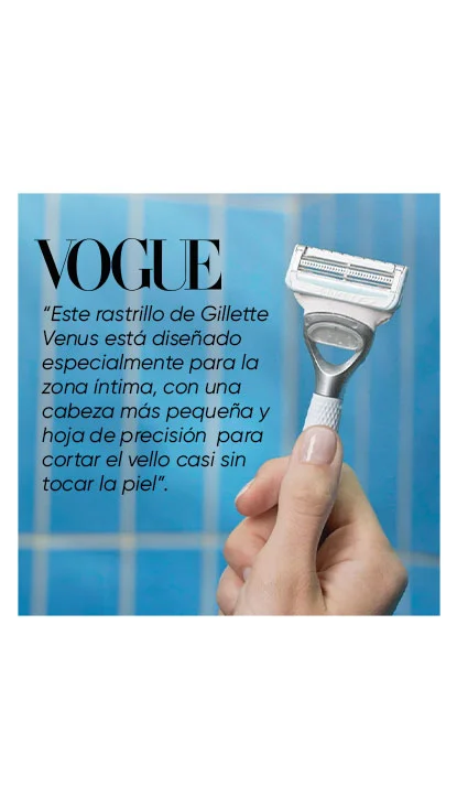 Rastrillo Gillette Venus Especial para Área Íntima recargable