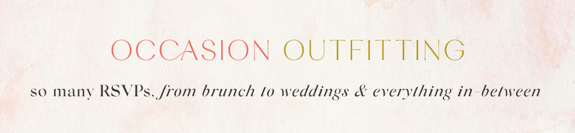 occasion outfitting