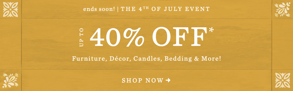 Shop up to 40% off home items