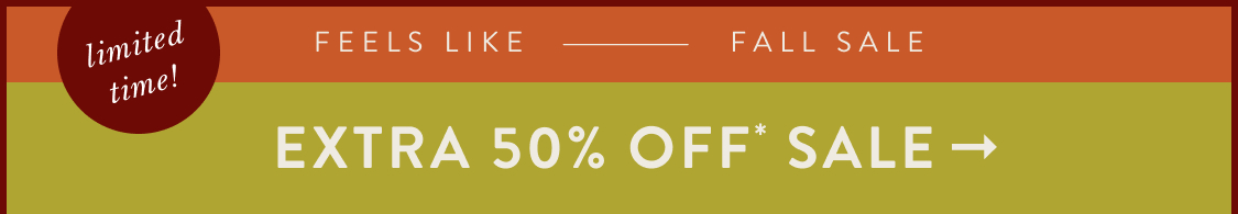 shop an extra 50% off sale items