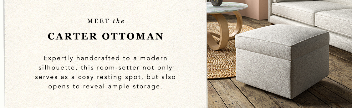 Carter storage ottoman footstool