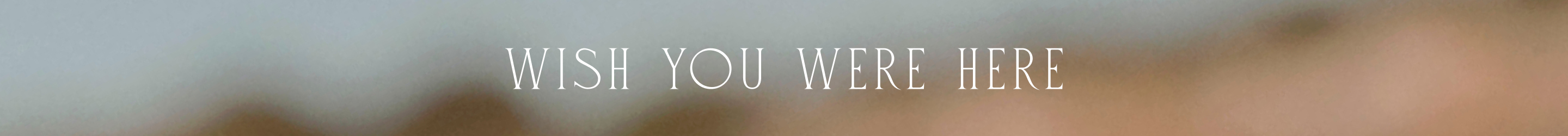 wish you were here