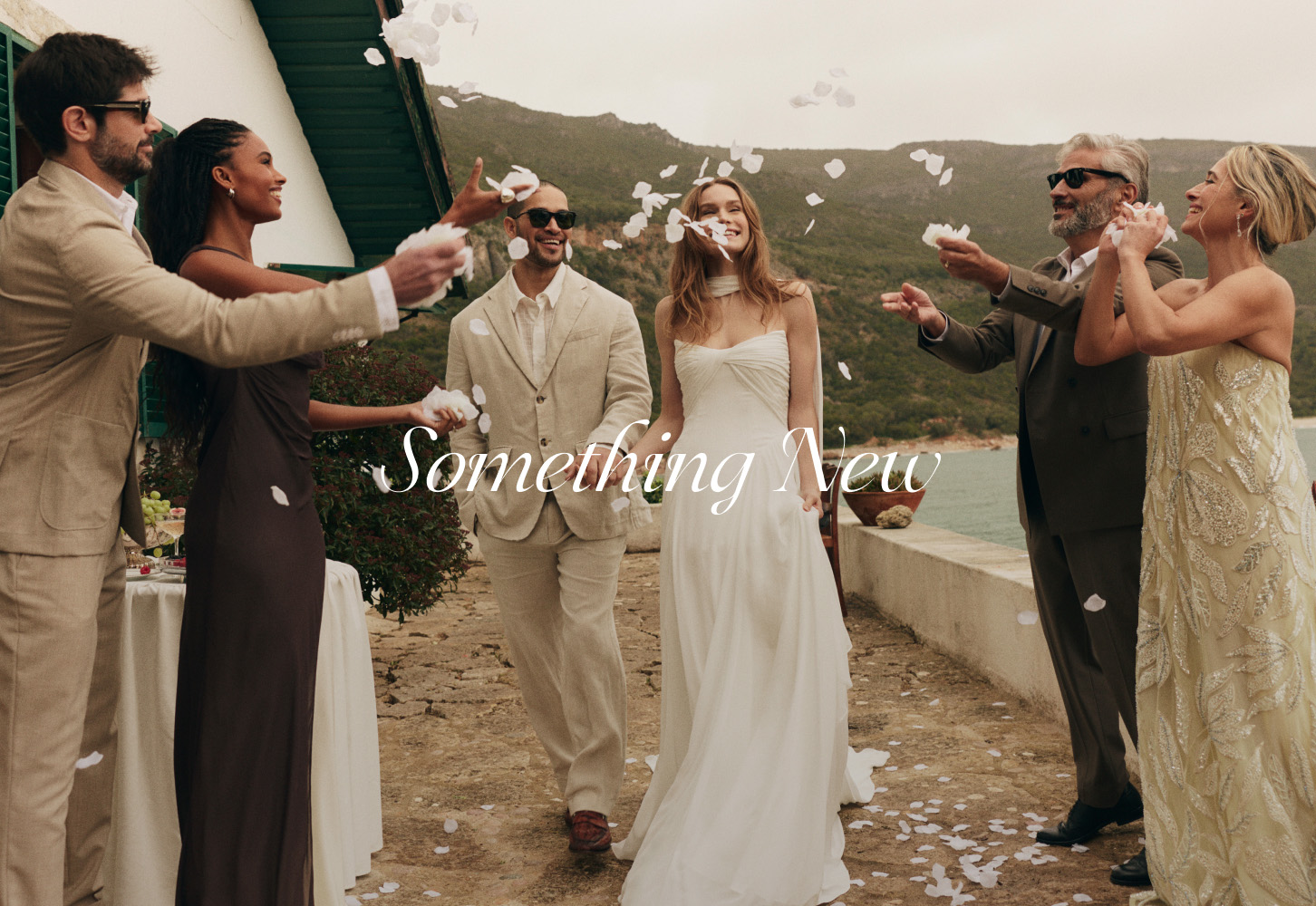 BHLDN Amelia Deep-V Satin Maxi Dress