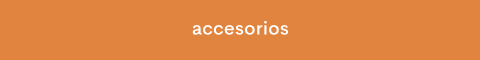 Orange banner with white text reading "accessories"