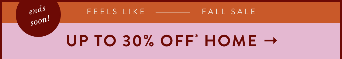 shop up to 30% off home items
