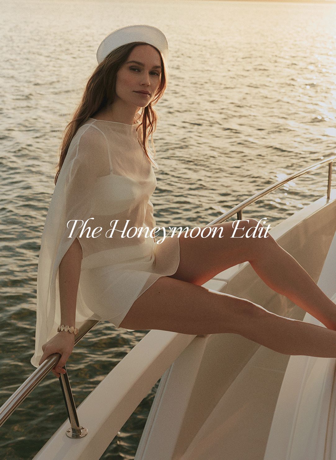 BHLDN Amelia Deep-V Satin Maxi Dress