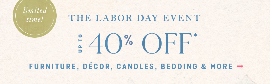 Shop up to 40% off home items