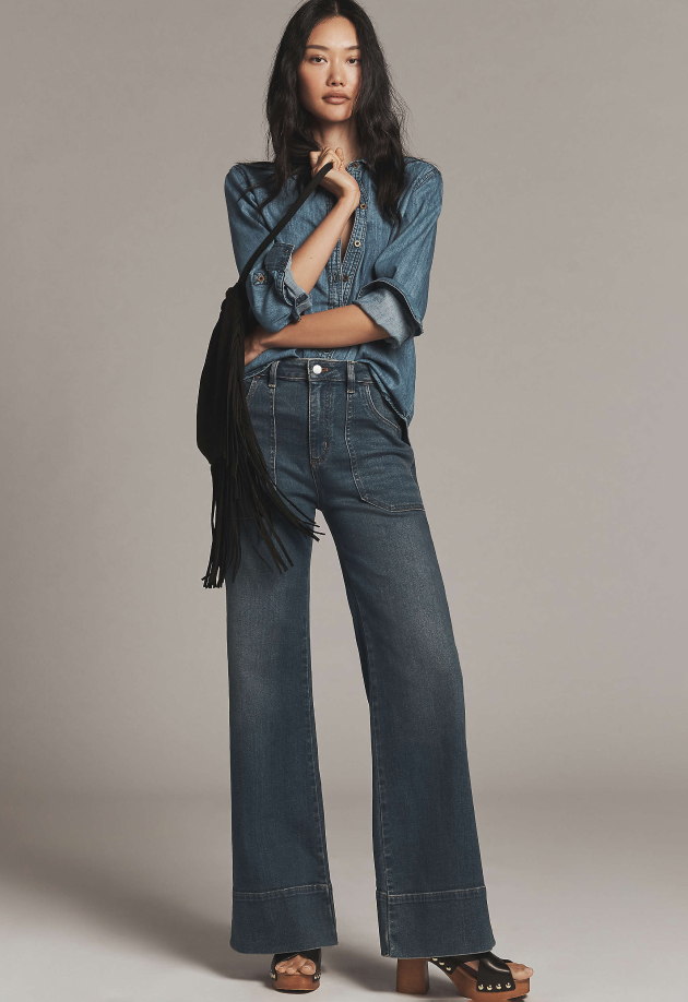Anthropologie イサドラ ハイライズ ワイドレッグ ジーンズ Anthropologie イサドラ ハイライズ ワイドレッグ ジーンズ