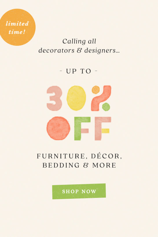 shop up to 30% off furniture and decor