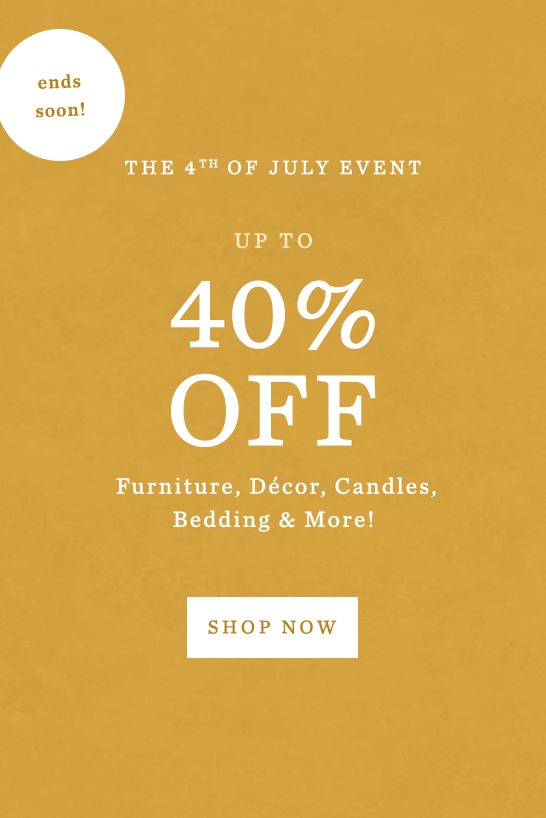 Shop up to 40% off home items