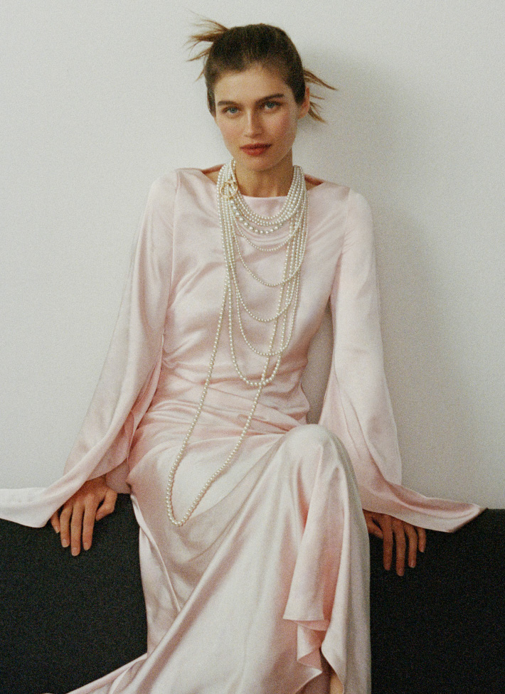 Maeve Short-Sleeve Embellished Sweatshirt