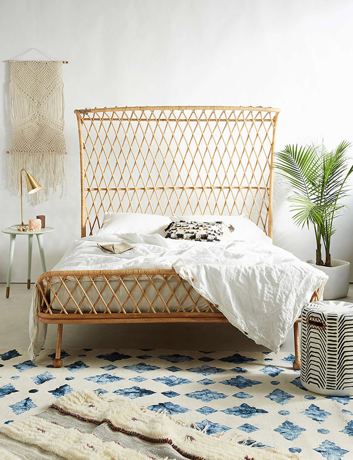 anthropologie wicker chair