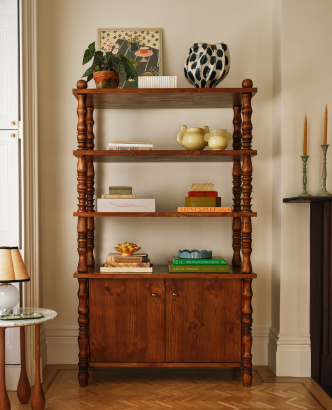 shop bookshelf styling