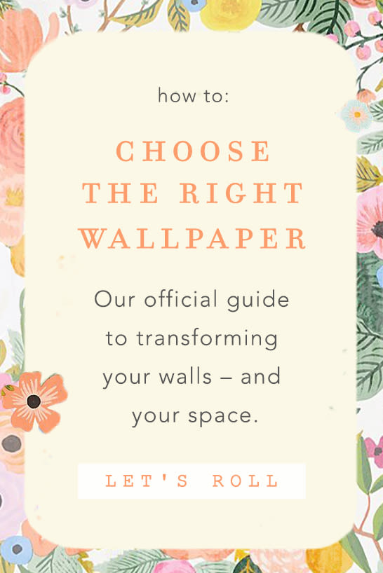 How to choose the right wallpaper for your room