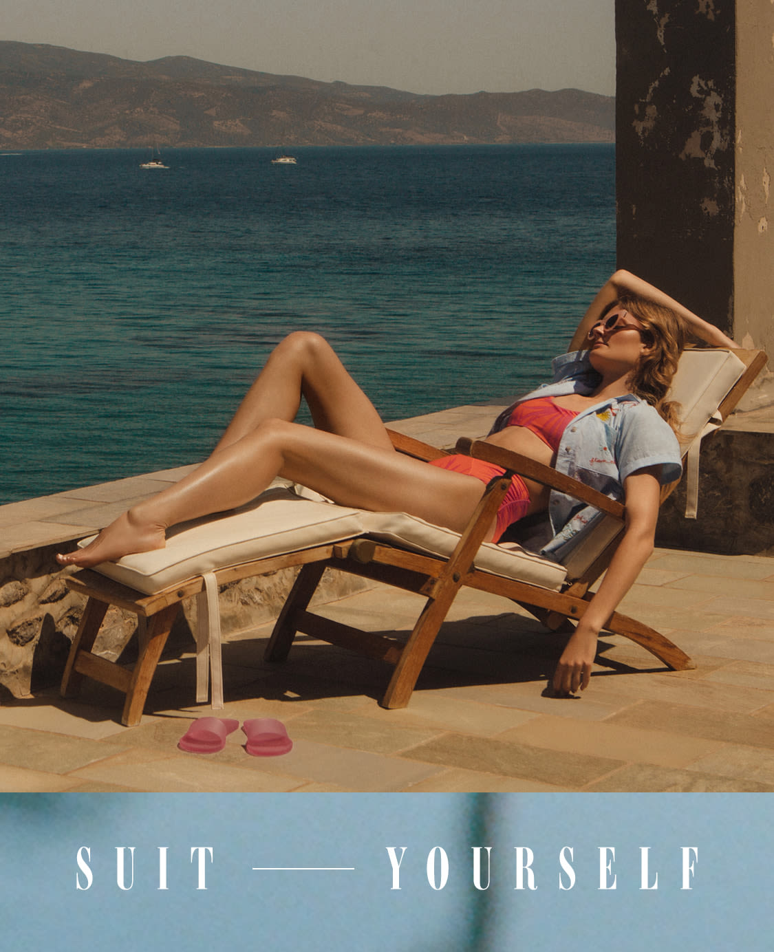 The Plunge Silhouette Swimsuit in Ocean – Maison De Mode