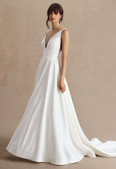 YAZOO | Princess-cut wedding dress | White One