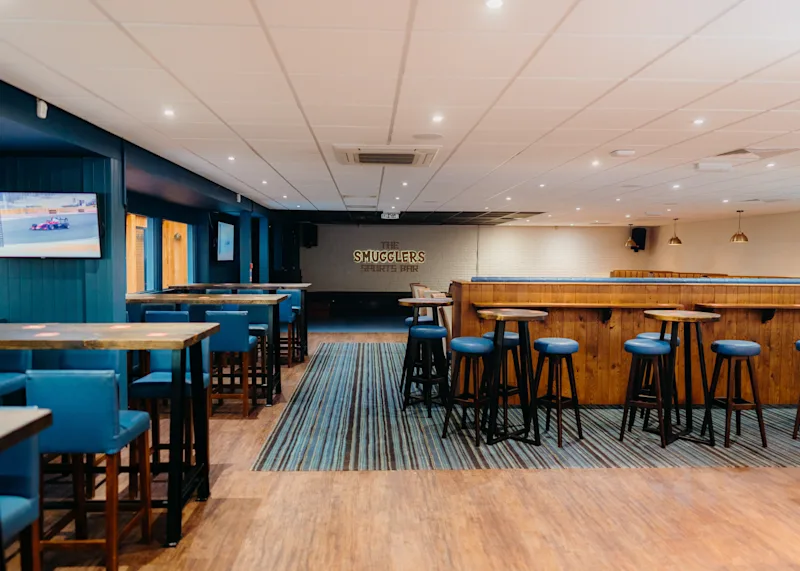 Smugglers' Cove Sports Bar at Marine Holiday Park (MARN) Rhyl, Wales, UK