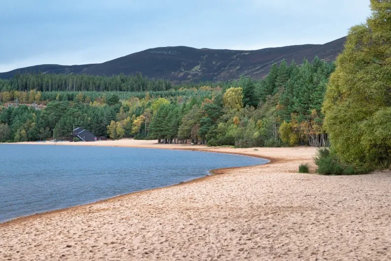 Loch Morlich, Glenmore, Scottish Highlands, Scotland, UK