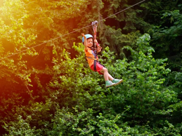 Ziplining in the Lake District