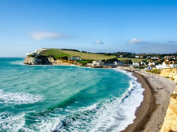 Freshwater Bay and Tennyson Down on the Isle of Wight