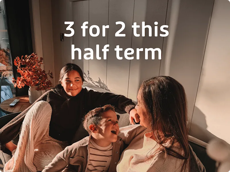 Enjoy 3 nights for the price of 2