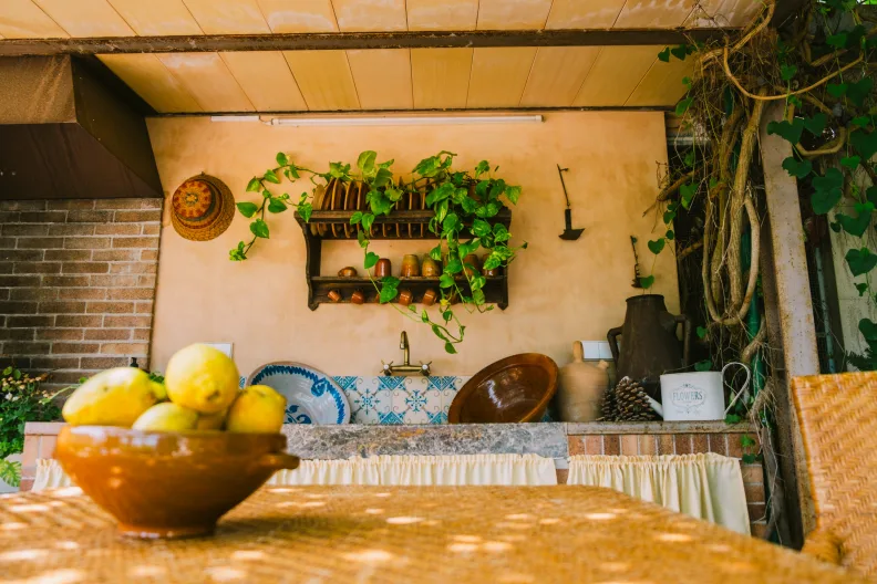 Freiluftküche auf Mallorca