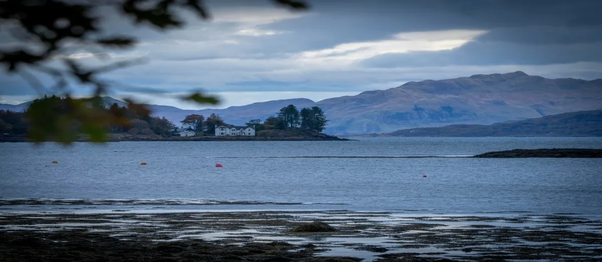 Salen Bay on the Isle of Mull in the Inner Hebrides, Scotland